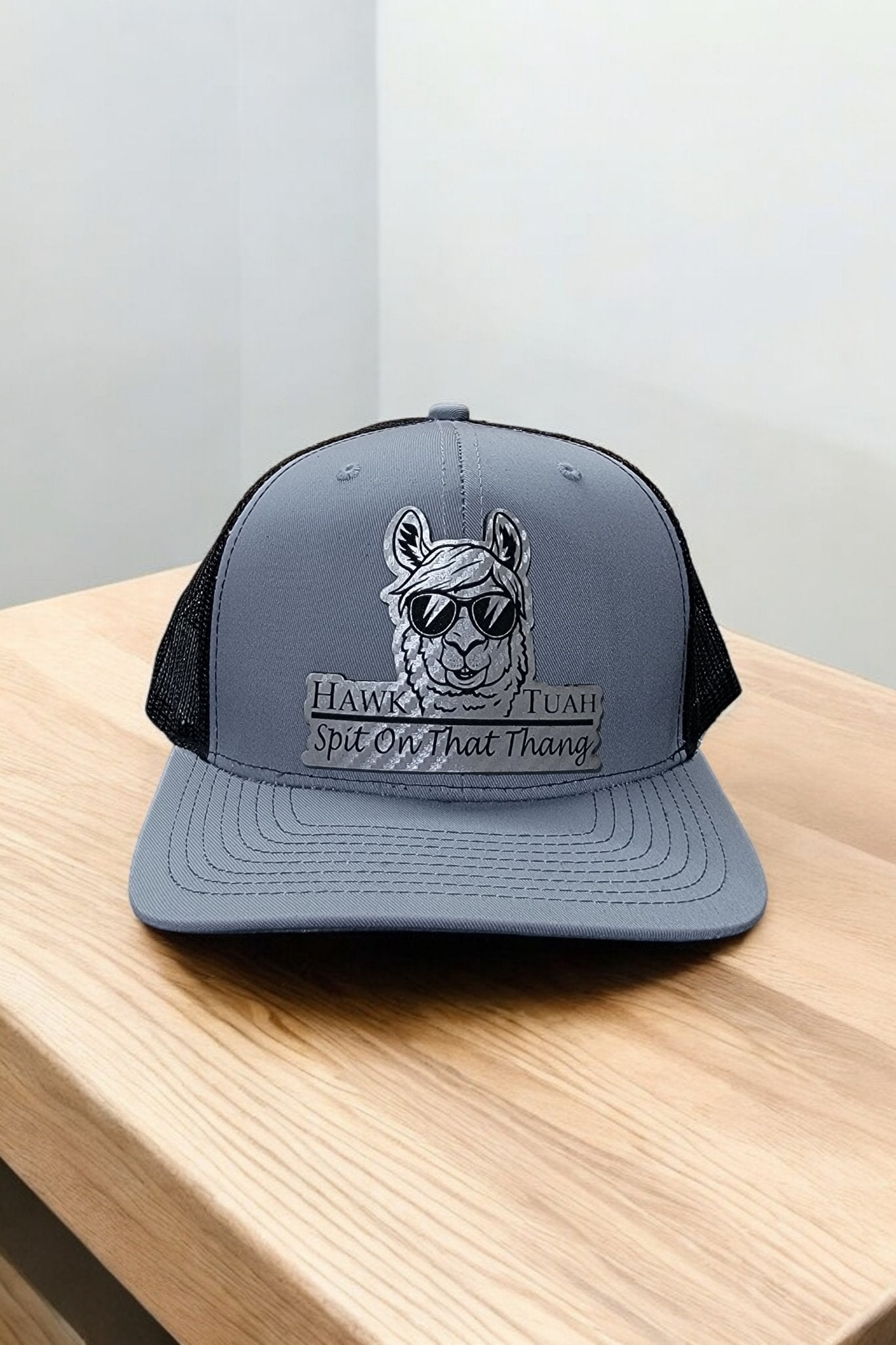 Hawk Tuah - Spit On That Thang Trucker Hat - River Valley Laser Works