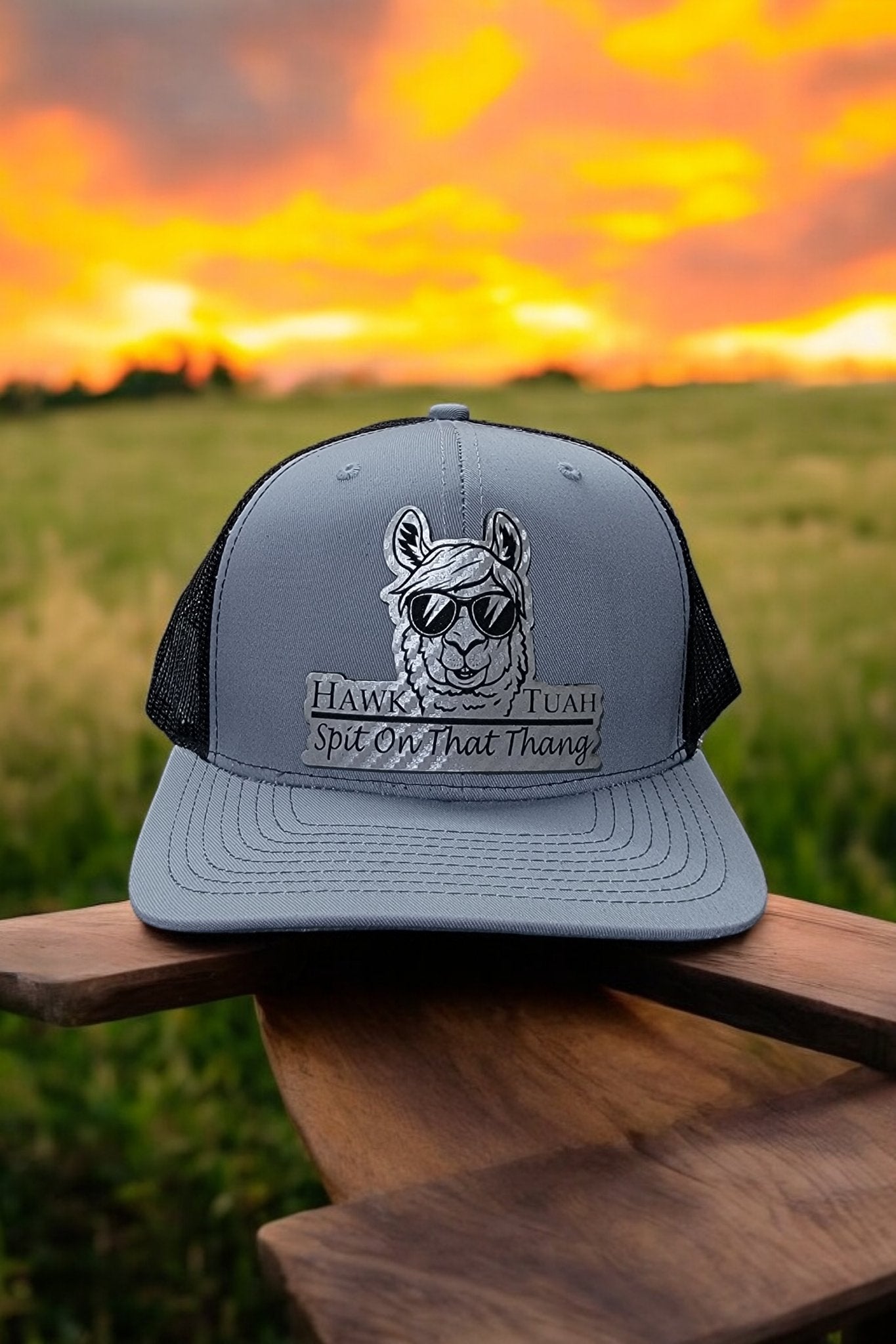 Hawk Tuah - Spit On That Thang Trucker Hat - River Valley Laser Works