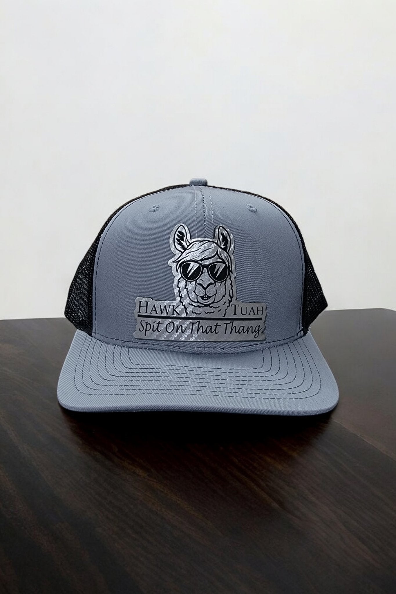 Hawk Tuah - Spit On That Thang Trucker Hat - River Valley Laser Works