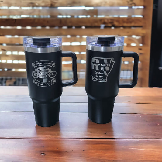 Promotional Tumblers- Laser Engraved With Your Logo - River Valley Laser Works